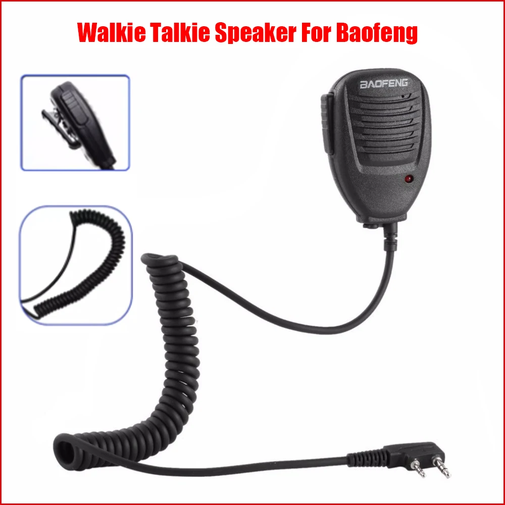BaoFeng Walkie Talkie Microphone Speaker For Baofeng888S 5R UV82 8D 5RE 5RA Walkie Talkie Radio Communication Accessories
BaoFeng Walkie Talkie Microphone Speaker For Baofeng888S 5R UV82 8D 5RE 5RA Walkie Talkie Radio Communication Accessories