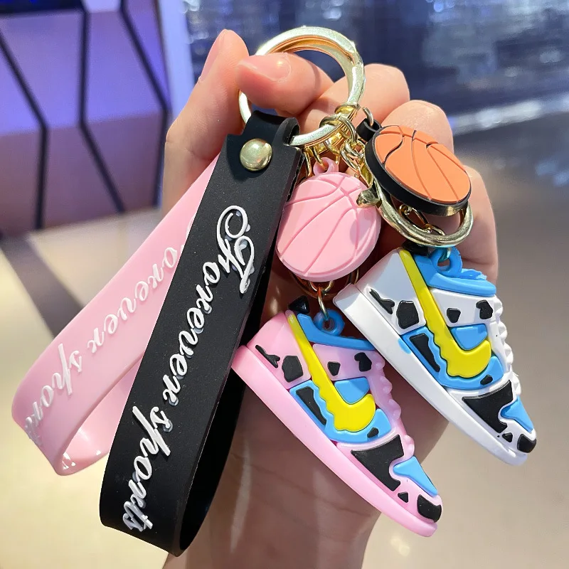 Silicone Three-dimensional Creative Shoes Gift Boyfriend and Girlfriend Car Key Chain Pendant
Silicone Three-dimensional Creative Shoes Gift Boyfriend and Girlfriend Car Key Chain Pendant