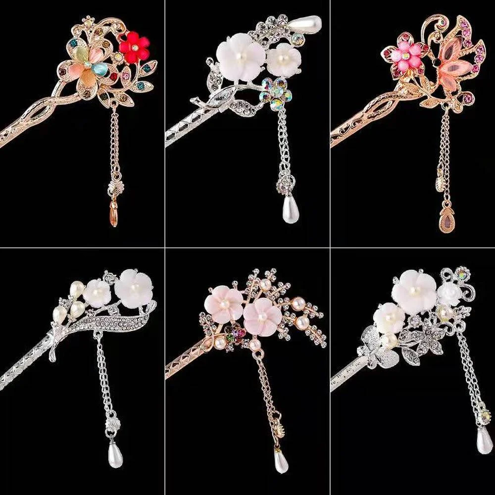 Vintage Chinese Style Hanfu Hair Stick Women Metal Glaze Hair Fork Hair Chopsticks Hairpin Woman Jewelry Hair Clip Accessories
Vintage Chinese Style Hanfu Hair Stick Women Metal Glaze Hair Fork Hair Chopsticks Hairpin Woman Jewelry Hair Clip Accessories