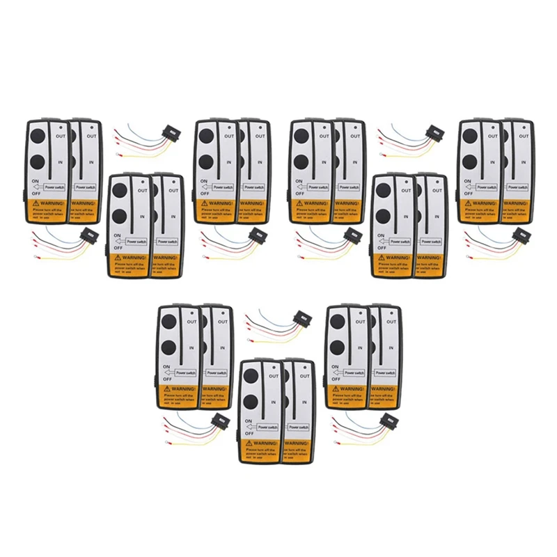9Set 24V 100FT Universal Car Wireless Winch Crane Remote Control Controller With Twin Handset Remote Range
9Set 24V 100FT Universal Car Wireless Winch Crane Remote Control Controller With Twin Handset Remote Range
