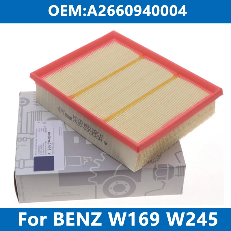 Car Air Filter Cleaner Element A2660940004 For Mercedes Benz W169 W245 A150 A160 A170 A180 A200 B170 B180 NGT B200 M266 Engine
Car Air Filter Cleaner Element A2660940004 For Mercedes Benz W169 W245 A150 A160 A170 A180 A200 B170 B180 NGT B200 M266 Engine
