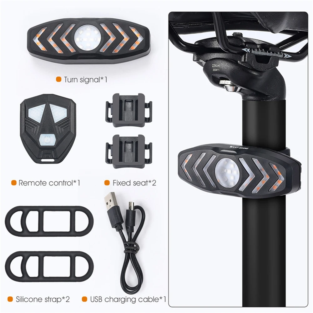 Universal Bicycle Taillight with Horn USB Rechargeable MTB Road Bike Tail Light Turn Signal Warning Signal with Remote Control
Universal Bicycle Taillight with Horn USB Rechargeable MTB Road Bike Tail Light Turn Signal Warning Signal with Remote Control