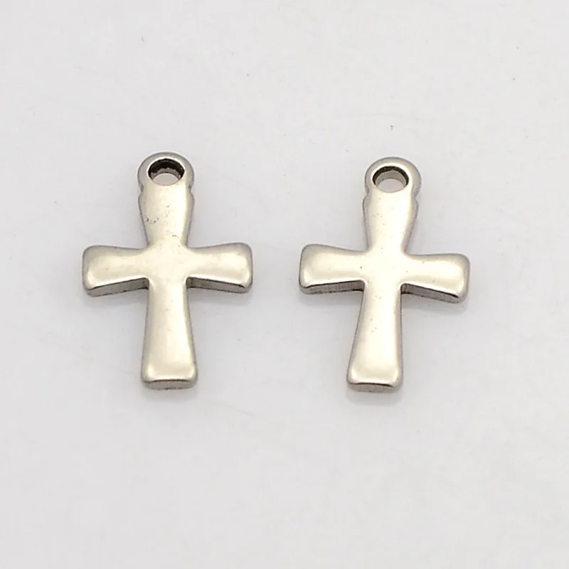50PCS 304 Stainless Steel Tiny Cross Charms Stainless Steel Color 12x7x1mm Hole: 0.5mm
50PCS 304 Stainless Steel Tiny Cross Charms Stainless Steel Color 12x7x1mm Hole: 0.5mm