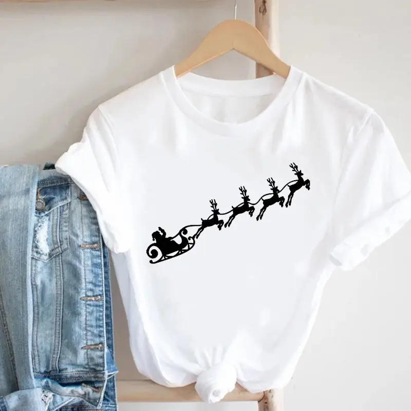 Women Holiday Deer Lovely Cute Merry Christmas New Year T Tee Fashion Pretty Nice Print Tshirt Top Cartoon Graphic T-shirt
Women Holiday Deer Lovely Cute Merry Christmas New Year T Tee Fashion Pretty Nice Print Tshirt Top Cartoon Graphic T-shirt