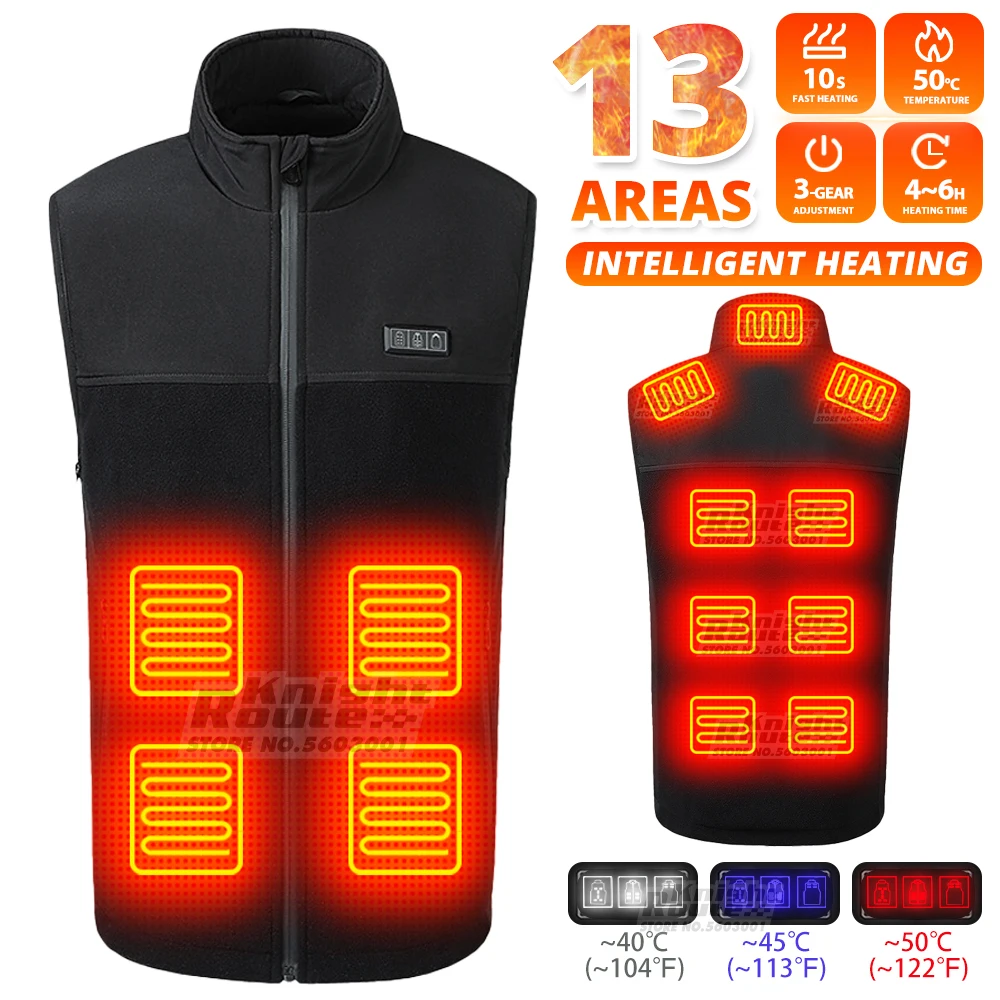 13 Areas Self Heating Vest Men's Heating jacket Thermal USB Heated Vest Women's Warm Motorcycle Fishing Camping Washable Winter 
13 Areas Self Heating Vest Men's Heating jacket Thermal USB Heated Vest Women's Warm Motorcycle Fishing Camping Washable Winter