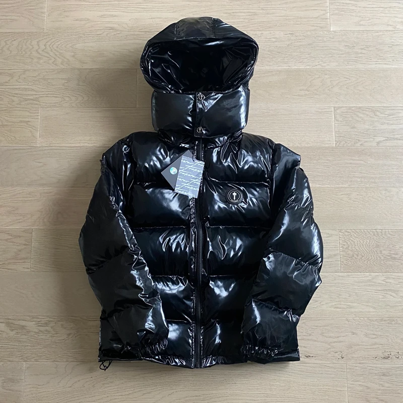 Trapstar London Jacket Irongate Hooded Quilted Women Warm Vintage Short Jacket Top Quality Embroidered Lettering Coat
Trapstar London Jacket Irongate Hooded Quilted Women Warm Vintage Short Jacket Top Quality Embroidered Lettering Coat
