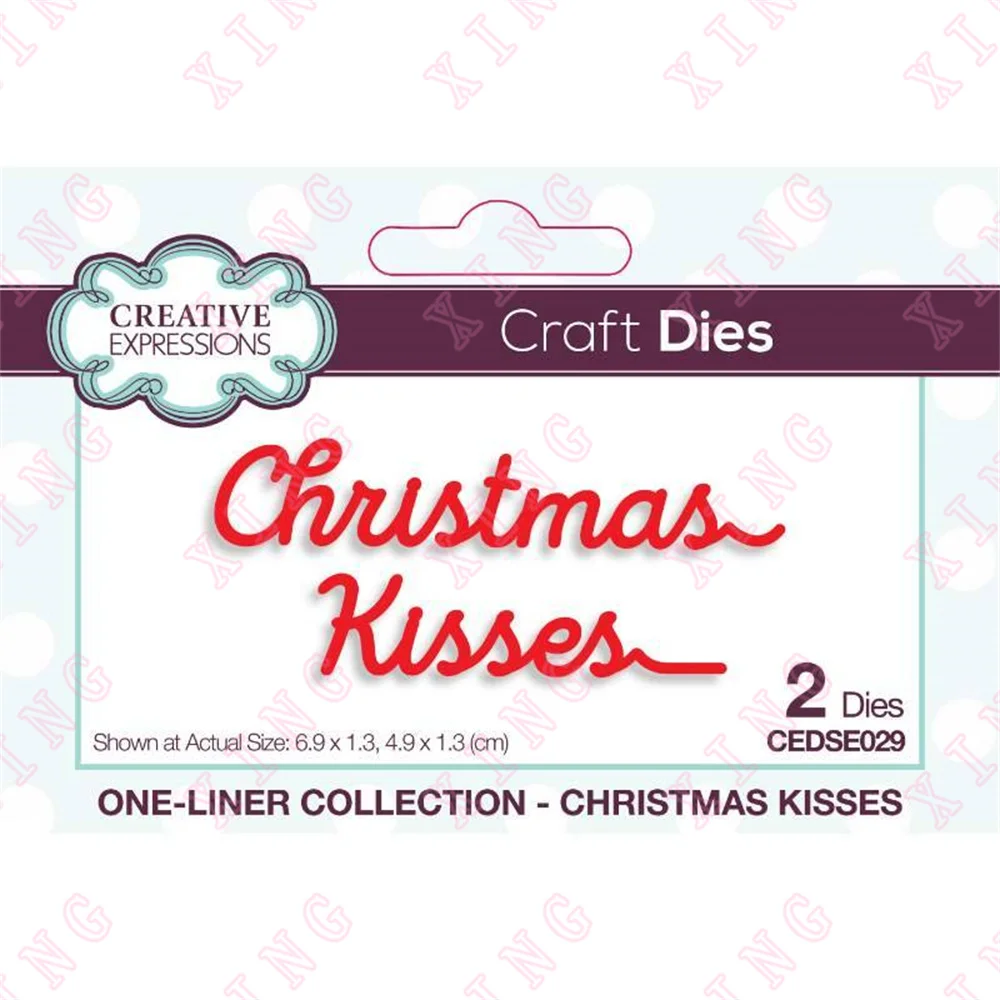 2022 Diy Scrapbook Blade Punch Mold Christmas Kisses Craft Die Metal Cutting Dies Diy Gift Card Embossing Deco Reusable Template
2022 Diy Scrapbook Blade Punch Mold Christmas Kisses Craft Die Metal Cutting Dies Diy Gift Card Embossing Deco Reusable Template