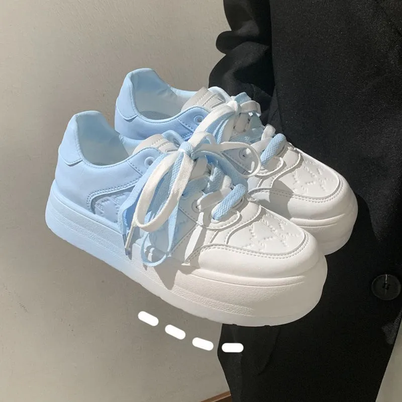 Hot Sale Autumn Ladies Casual Shoes Shoes Outdoor Thick Sole Lace Up Flat Shoes Fashion Colorblock Shoes 2022 Women's Sneakers
Hot Sale Autumn Ladies Casual Shoes Shoes Outdoor Thick Sole Lace Up Flat Shoes Fashion Colorblock Shoes 2022 Women's Sneakers
