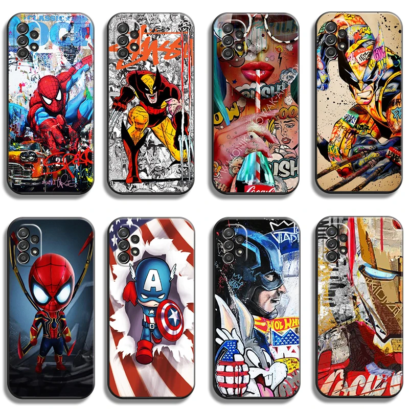 Marvel Avengers Phone Cases For Samsung Galaxy A31 A32 A51 A71 A52 A72 4G 5G A11 A21S A20 A22 4G Soft TPU Funda Coque
Marvel Avengers Phone Cases For Samsung Galaxy A31 A32 A51 A71 A52 A72 4G 5G A11 A21S A20 A22 4G Soft TPU Funda Coque