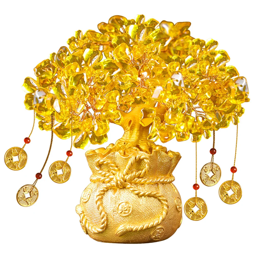 Lucky Tree Ornaments Statue Desktop Decorative Money Gold Sculpture Statues Gift Bonsai
Lucky Tree Ornaments Statue Desktop Decorative Money Gold Sculpture Statues Gift Bonsai