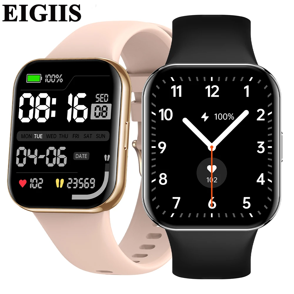 EIGIIS Call Smart Watch Women Custom Dial For Android IOS Bluetooth Call Heart Rate Blood Pressure Full Touch Bracelet Clock
EIGIIS Call Smart Watch Women Custom Dial For Android IOS Bluetooth Call Heart Rate Blood Pressure Full Touch Bracelet Clock