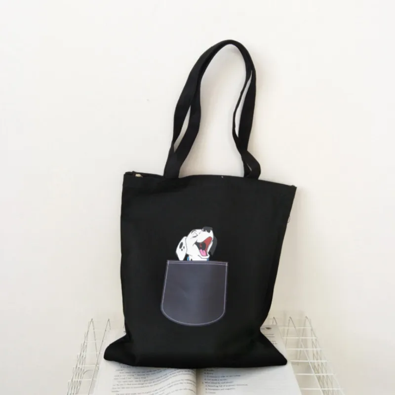 Cat Dog Animal Canvas Shopping Bag Eco Reusable Shoulder Bag Large Capacity Folding Shopper Bag Portable Travel Women Tote Bag
Cat Dog Animal Canvas Shopping Bag Eco Reusable Shoulder Bag Large Capacity Folding Shopper Bag Portable Travel Women Tote Bag