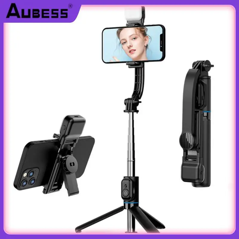 Mobile Phone Holder The Phone Body Adopts A Bottom Tripod Multiple Uses Selfie Stick With Remote Co More Stable Use Effect 
Mobile Phone Holder The Phone Body Adopts A Bottom Tripod Multiple Uses Selfie Stick With Remote Co More Stable Use Effect