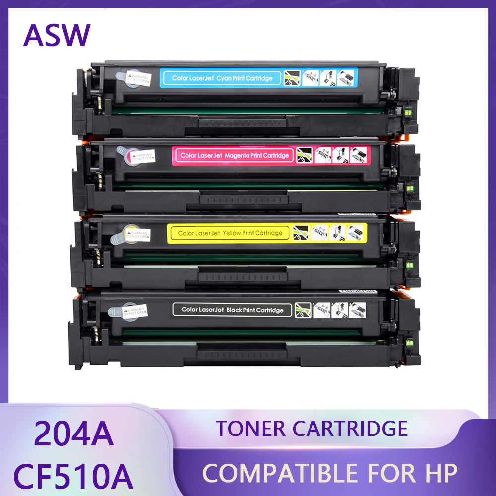 4PK Compatible toner cartridge CF510A CF511A 204A for Hp Color LaserJet Pro M154 MFP M180 M180n M181 M181fw Printer
4PK Compatible toner cartridge CF510A CF511A 204A for Hp Color LaserJet Pro M154 MFP M180 M180n M181 M181fw Printer