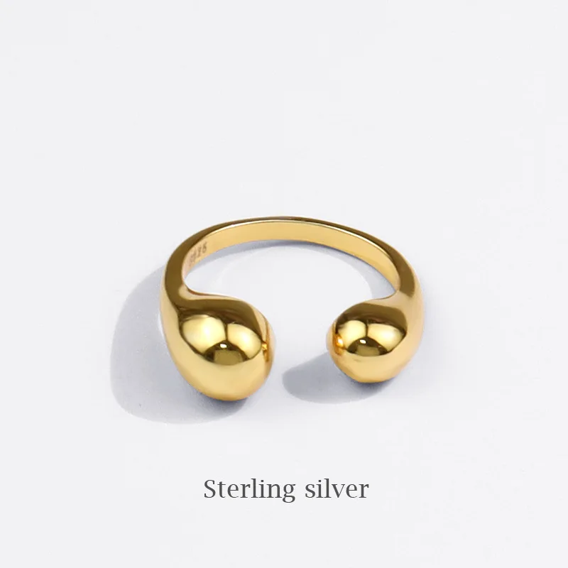 Trendy Aesthetic Double Ball Rings For Women Stainless Steel Open Gold Adjustable Color Wedding Couple Ring Men Jewelry Gifts
Trendy Aesthetic Double Ball Rings For Women Stainless Steel Open Gold Adjustable Color Wedding Couple Ring Men Jewelry Gifts