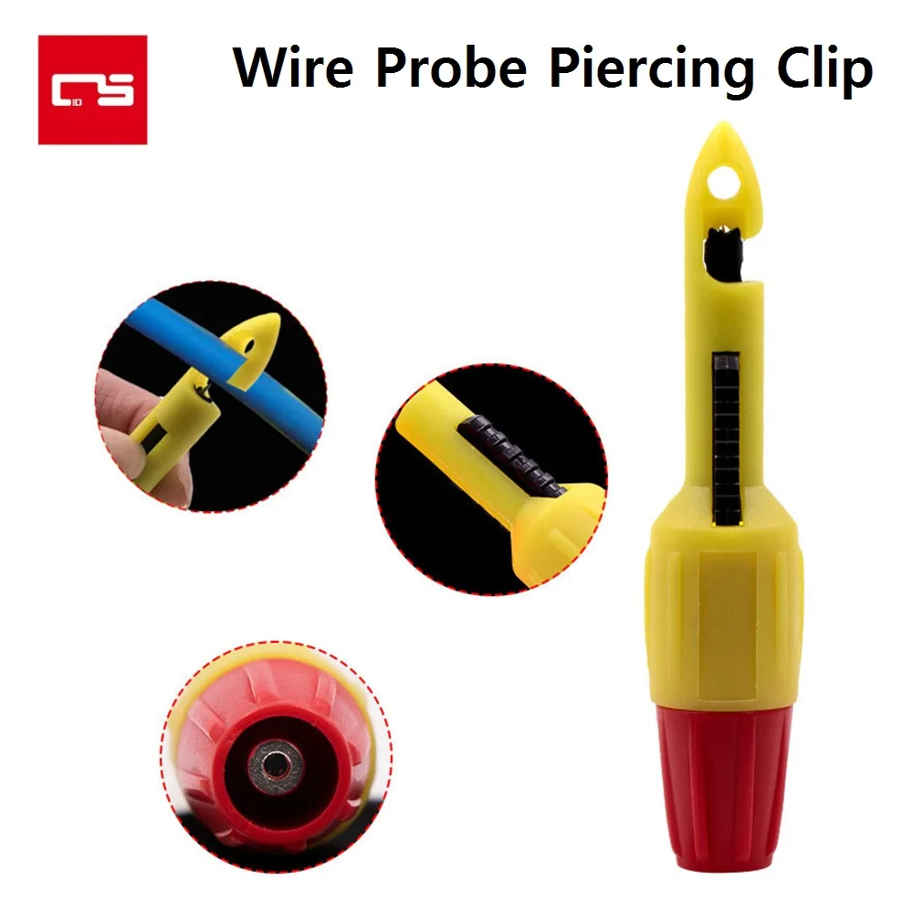 Wire Piercing Probe Piercing Clip Wire Piercing Tool for 2mm/4mm Insulation Piercing Test Tool for Car Line Detection Repair
Wire Piercing Probe Piercing Clip Wire Piercing Tool for 2mm/4mm Insulation Piercing Test Tool for Car Line Detection Repair