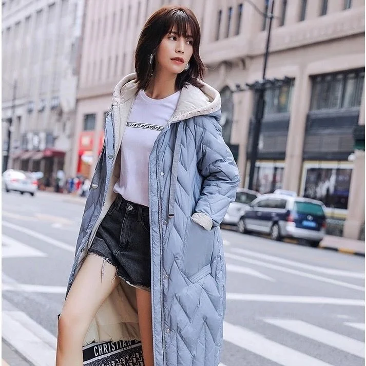 Winter new style 2022 knitted wool hooded down jacket women's medium long over knee loose warm fashion coat
Winter new style 2022 knitted wool hooded down jacket women's medium long over knee loose warm fashion coat