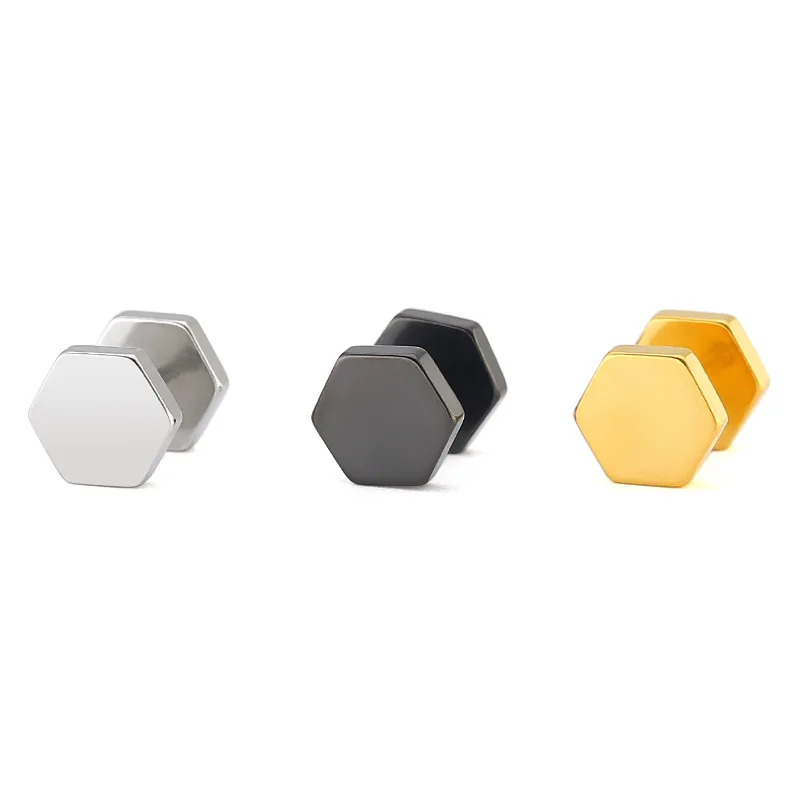 Korean Titanium Steel Geometric Hexagon Earrings Men's Polygon Earrings Fashion Earrings Personalized Jewelry Accessories
Korean Titanium Steel Geometric Hexagon Earrings Men's Polygon Earrings Fashion Earrings Personalized Jewelry Accessories