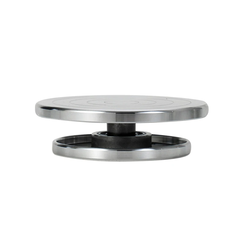 

15cm-30cm Aluminum Turntable Double Face Use For Ceramic Clay Sculpture Platform Pottery Wheel Lazy Rotary Tools