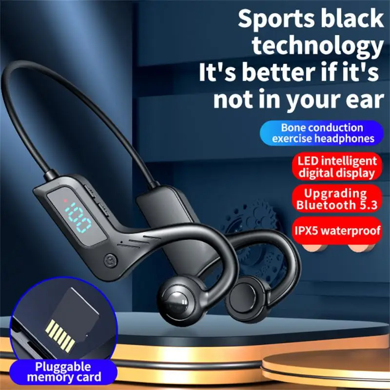 Sports Headset 5.3 Wireless Earphone Ipx5 Bone Conduction Earphones Stable Bone Conduction Type-c Noise Reduction Clearly
Sports Headset 5.3 Wireless Earphone Ipx5 Bone Conduction Earphones Stable Bone Conduction Type-c Noise Reduction Clearly