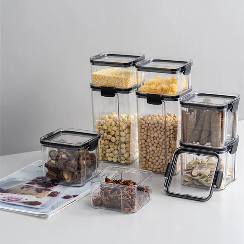 Food Storage Container Plastic Kitchen Refrigerator Noodle Box Multigrain Snack Storage Tank Transparent Sealed Cans Home Tank
Food Storage Container Plastic Kitchen Refrigerator Noodle Box Multigrain Snack Storage Tank Transparent Sealed Cans Home Tank