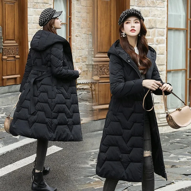 Down Cotton Jacket Women 2022 New Large Size Hooded Winter Padded Coat Female Korean Casual Fashion Waist Thick Warm Parkas
Down Cotton Jacket Women 2022 New Large Size Hooded Winter Padded Coat Female Korean Casual Fashion Waist Thick Warm Parkas