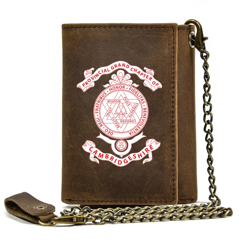 Genuine Leather Men Wallet Anti Theft Hasp With Iron Provincial Grand Chapter Of Cambridgeshire Card Holder Rfid Short Purse
Genuine Leather Men Wallet Anti Theft Hasp With Iron Provincial Grand Chapter Of Cambridgeshire Card Holder Rfid Short Purse