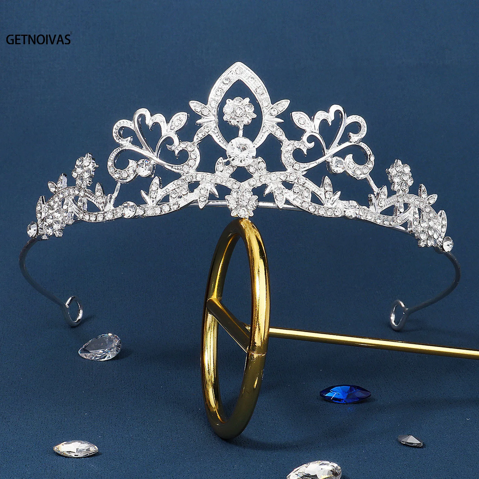 Bridal Hair Crown Silver Color Crystal Rhinestone Crown and Tiara Wedding Hair Accessories Wedding Headpiece Women Diadem SL
Bridal Hair Crown Silver Color Crystal Rhinestone Crown and Tiara Wedding Hair Accessories Wedding Headpiece Women Diadem SL