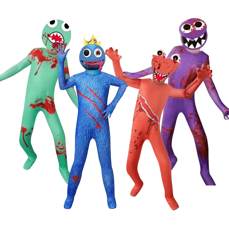 Rainbow Friends Costume Kids Blue Monster Wiki Cosplay Jumpsuit Horror Game Bodysuit Halloween Costume for Children Boys
Rainbow Friends Costume Kids Blue Monster Wiki Cosplay Jumpsuit Horror Game Bodysuit Halloween Costume for Children Boys