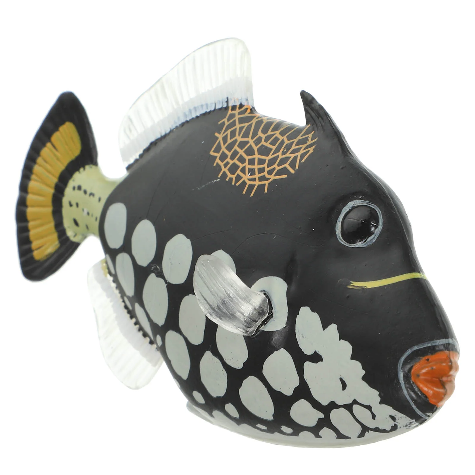 

Клоун Cannonball Рыба Скульптура имитация модели маленькие морские животные украшения фигурки искусственный орнамент поддельный морской