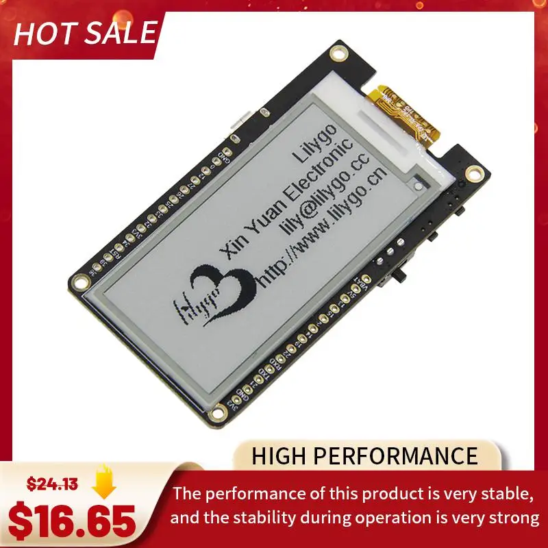 2021 NEW TTGO T5 V2.3 wireless WiFi basic Wireless Module ESP-32 esp32 2.13 ePaper display development board
2021 NEW TTGO T5 V2.3 wireless WiFi basic Wireless Module ESP-32 esp32 2.13 ePaper display development board