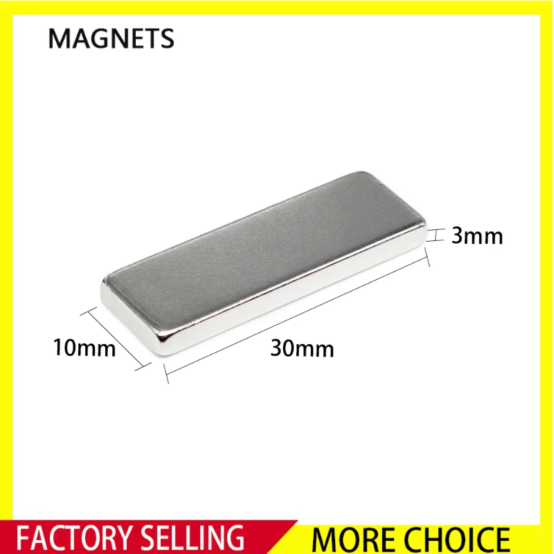 2~50PCS 30x10x3mm Block Super Strong Powerful Magnets Sheet N35 Permanent Magnet 30mm x 10mm x 3mm Neodymium Magnet 30*10*3
2~50PCS 30x10x3mm Block Super Strong Powerful Magnets Sheet N35 Permanent Magnet 30mm x 10mm x 3mm Neodymium Magnet 30*10*3