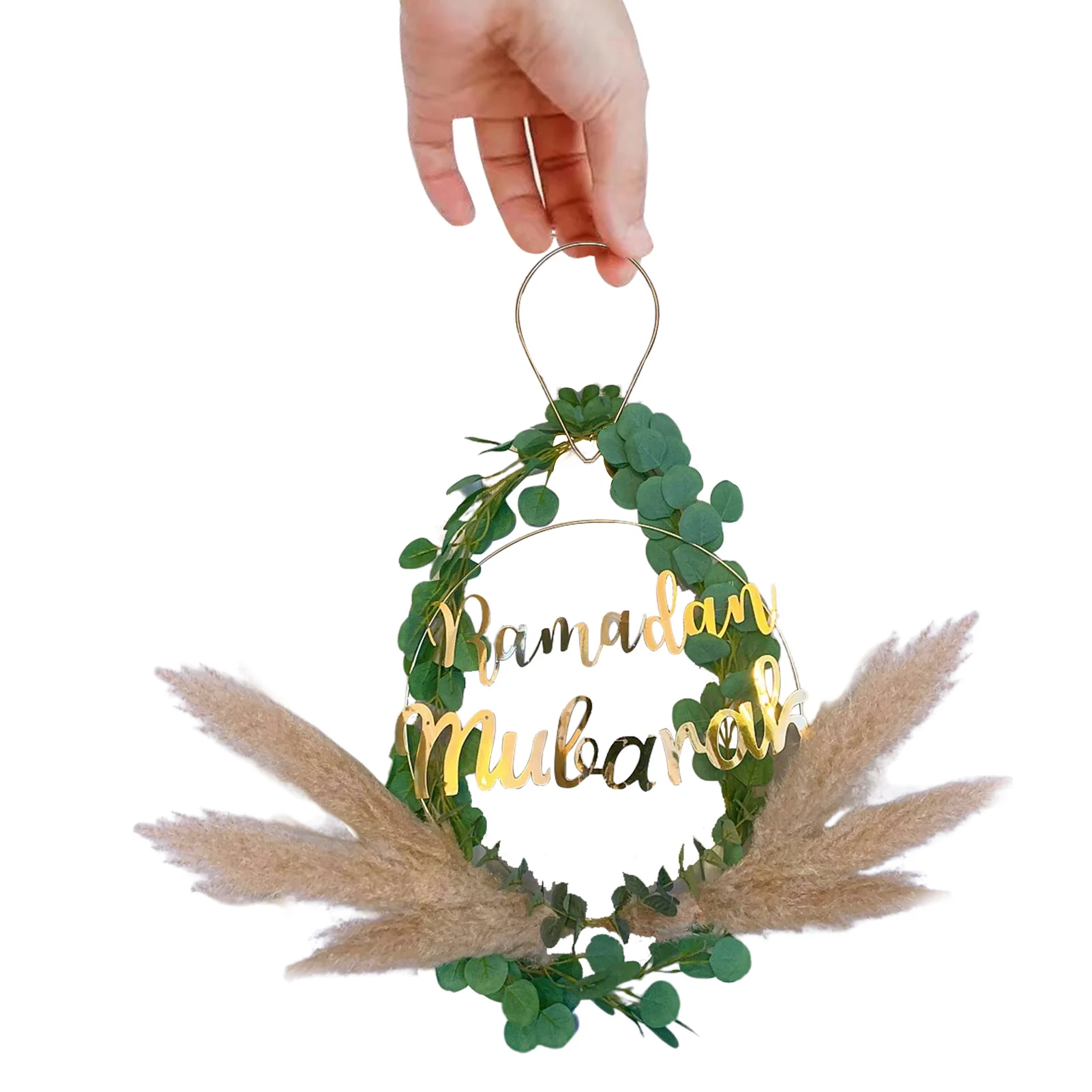Ramadan Mubarak Metal Hoop Wreath Eid Mubarak Floral Wreath For Front Door Hangings Ramadan Decorations For Home Garden
Ramadan Mubarak Metal Hoop Wreath Eid Mubarak Floral Wreath For Front Door Hangings Ramadan Decorations For Home Garden