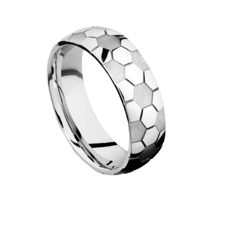 Casual Sporty Rings for Men Football Amateur Anillos Trendy Hive Stainless Steel Jewellery Fashion Boys Accessories Gift
Casual Sporty Rings for Men Football Amateur Anillos Trendy Hive Stainless Steel Jewellery Fashion Boys Accessories Gift