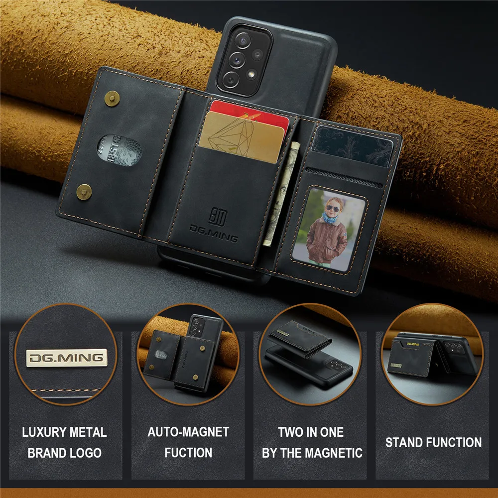 Leather Wallet Phone Cases For Samsung Galaxy A73 A53 A33 A42 A12 A22 A32 A13 5G Case Purse Card Pocket Bag Magnetic Cover
Leather Wallet Phone Cases For Samsung Galaxy A73 A53 A33 A42 A12 A22 A32 A13 5G Case Purse Card Pocket Bag Magnetic Cover