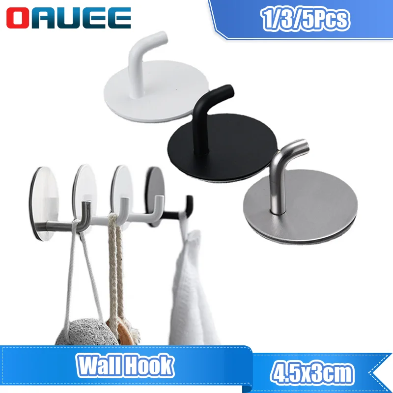 Wall Hook Storage Hanger Stainless Steel Wall Hook Self-adhesive Towel Clothes Key Hanger Hook for Kitchen Bathroom Multi Hooks
Wall Hook Storage Hanger Stainless Steel Wall Hook Self-adhesive Towel Clothes Key Hanger Hook for Kitchen Bathroom Multi Hooks