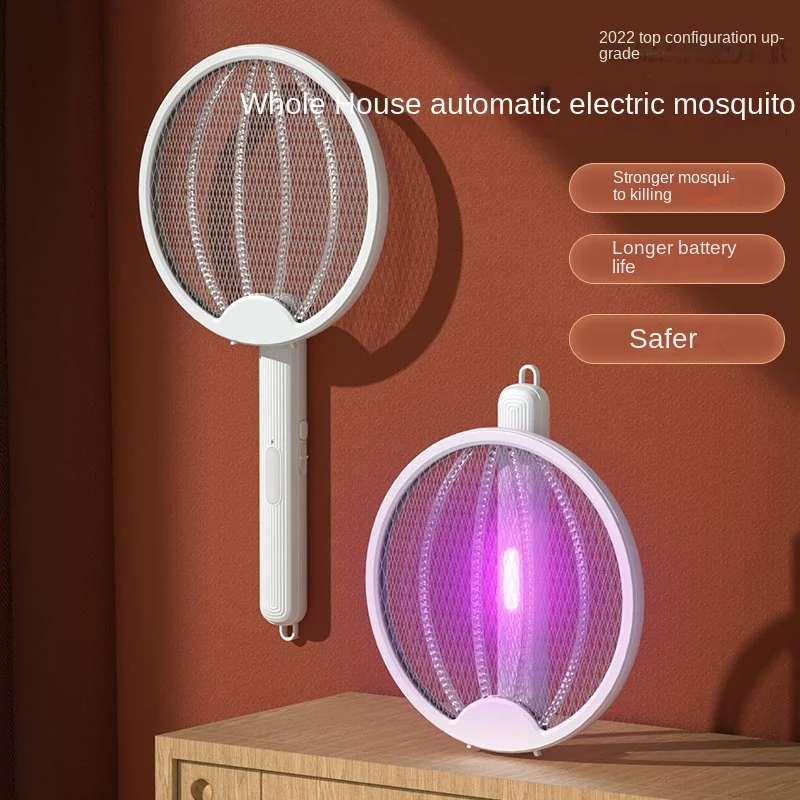 4 IN 1 Foldable Electric Mosquito Swatter Wall-mounted Handheld 3000V Rechargeable Mosquito Fly Racket Adjustable Bug Zapper
4 IN 1 Foldable Electric Mosquito Swatter Wall-mounted Handheld 3000V Rechargeable Mosquito Fly Racket Adjustable Bug Zapper
