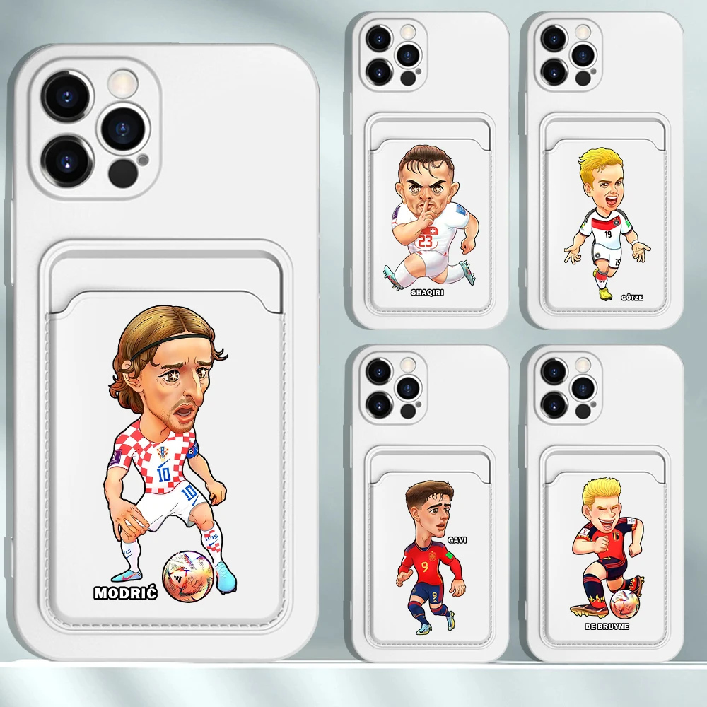 Football Series Soft Silicone Phone Case For iPhone 14 11 12 13 Pro Max XR XS Max 7 8 Plus SE 12 Mini Wallet Card Holder Cover 
Football Series Soft Silicone Phone Case For iPhone 14 11 12 13 Pro Max XR XS Max 7 8 Plus SE 12 Mini Wallet Card Holder Cover