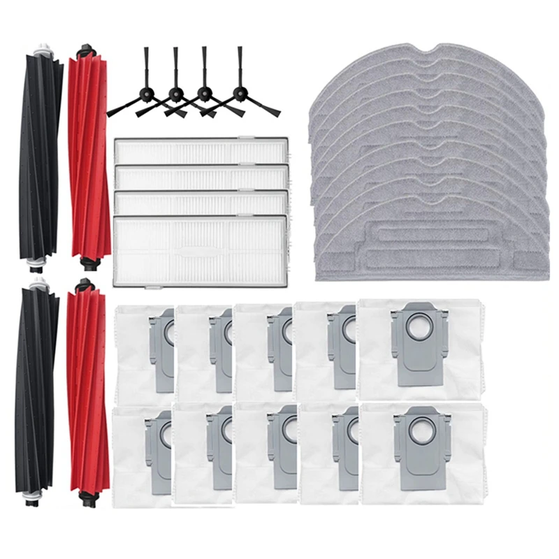 Main Brush Roller For Xiaomi Roborock S8 S8 PLUS S8+ S8 Pro Ultra G20 Vacuum Cleaner Hepa Filter Mop Cloth Dust Bag Kit Parts
Main Brush Roller For Xiaomi Roborock S8 S8 PLUS S8+ S8 Pro Ultra G20 Vacuum Cleaner Hepa Filter Mop Cloth Dust Bag Kit Parts