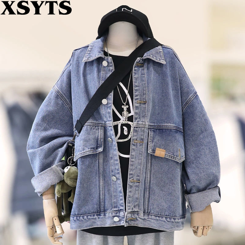 2022 High Quality Women Coats Clothes Retro Long Sleeve Denim Jacket Spring Autumn Korean Fashion Loose Black Jean Jacket Female
2022 High Quality Women Coats Clothes Retro Long Sleeve Denim Jacket Spring Autumn Korean Fashion Loose Black Jean Jacket Female