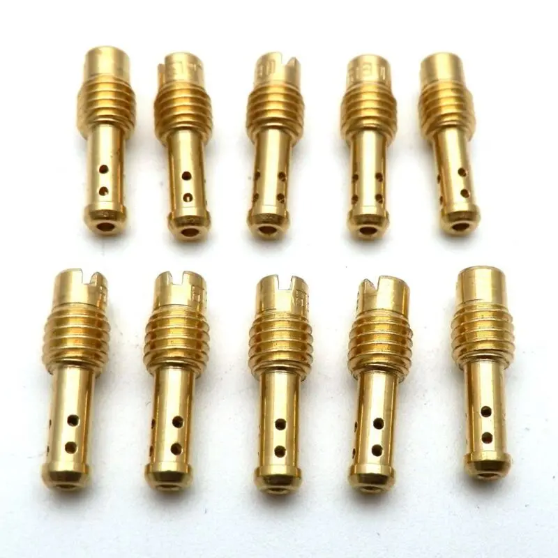 10pcs Pilot Jet 8 Bleed Holes For MIKUNI VM/TM/TMX Carburetor 10-32.5 Brand New And High Quality Accessories 2020 New Hot
10pcs Pilot Jet 8 Bleed Holes For MIKUNI VM/TM/TMX Carburetor 10-32.5 Brand New And High Quality Accessories 2020 New Hot