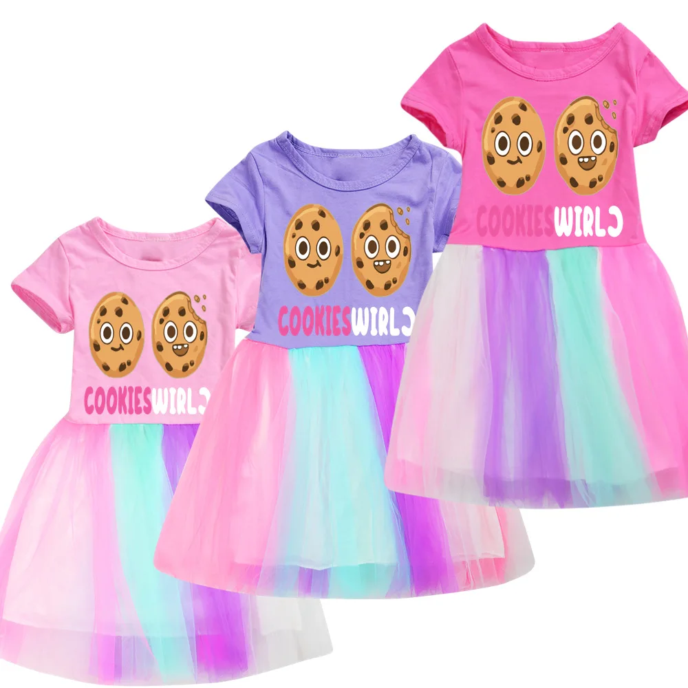 Kids Dresses for Girls Cotton COOKIE SWIRL C Knee-Length A-Line Rainbow Lace Dress Cute Princess Costume Teenage Abiti Da Donna
Kids Dresses for Girls Cotton COOKIE SWIRL C Knee-Length A-Line Rainbow Lace Dress Cute Princess Costume Teenage Abiti Da Donna