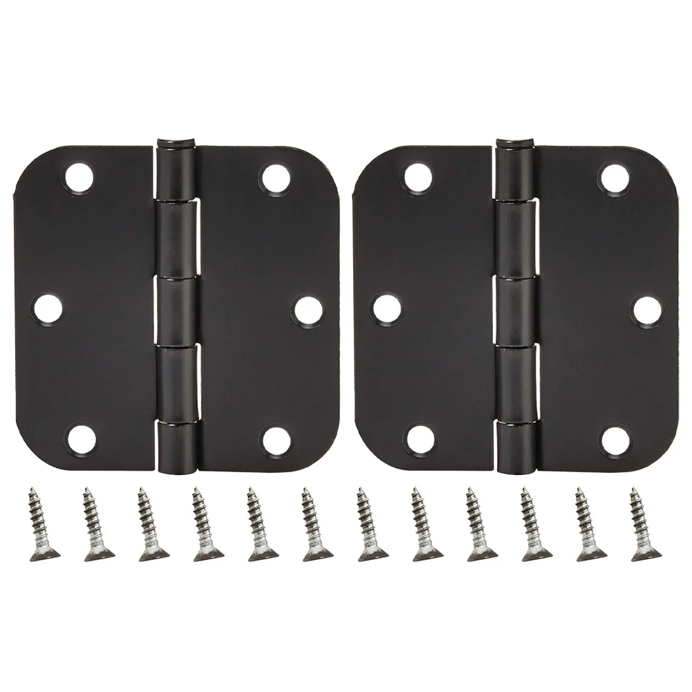 2pcs Flat Door Hinge Connector Cabinet Hinge Black 3.5 Inch 5/8R Round Corner Door Iron Hinge Connector Furniture Hardware
2pcs Flat Door Hinge Connector Cabinet Hinge Black 3.5 Inch 5/8R Round Corner Door Iron Hinge Connector Furniture Hardware