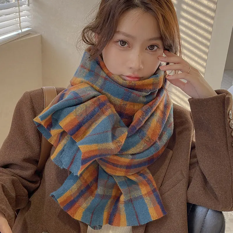 Luxury Brand Cashmere Plaid Women Scarf Winter Warm Shawl Wrap Bandana Pashmina Long Tassel Female Foulard Thick Blanket
Luxury Brand Cashmere Plaid Women Scarf Winter Warm Shawl Wrap Bandana Pashmina Long Tassel Female Foulard Thick Blanket