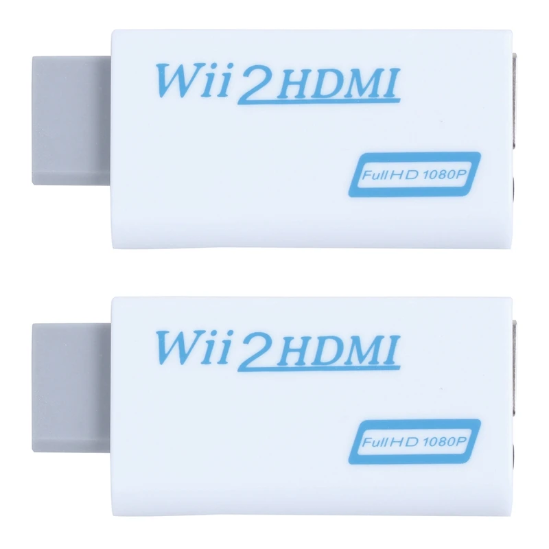 2X Wii To HDMI Wii2hdmi Full HD FHD 1080P Converter Adapter 3.5Mm Audio Output Jack
2X Wii To HDMI Wii2hdmi Full HD FHD 1080P Converter Adapter 3.5Mm Audio Output Jack