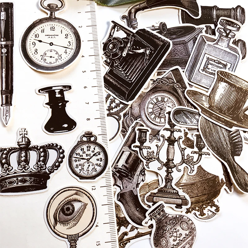 24PCS Retro object Paper Stickers Homemade Bookkeeping Decals on Laptop / Decorative scrapbooking / DIY
24PCS Retro object Paper Stickers Homemade Bookkeeping Decals on Laptop / Decorative scrapbooking / DIY