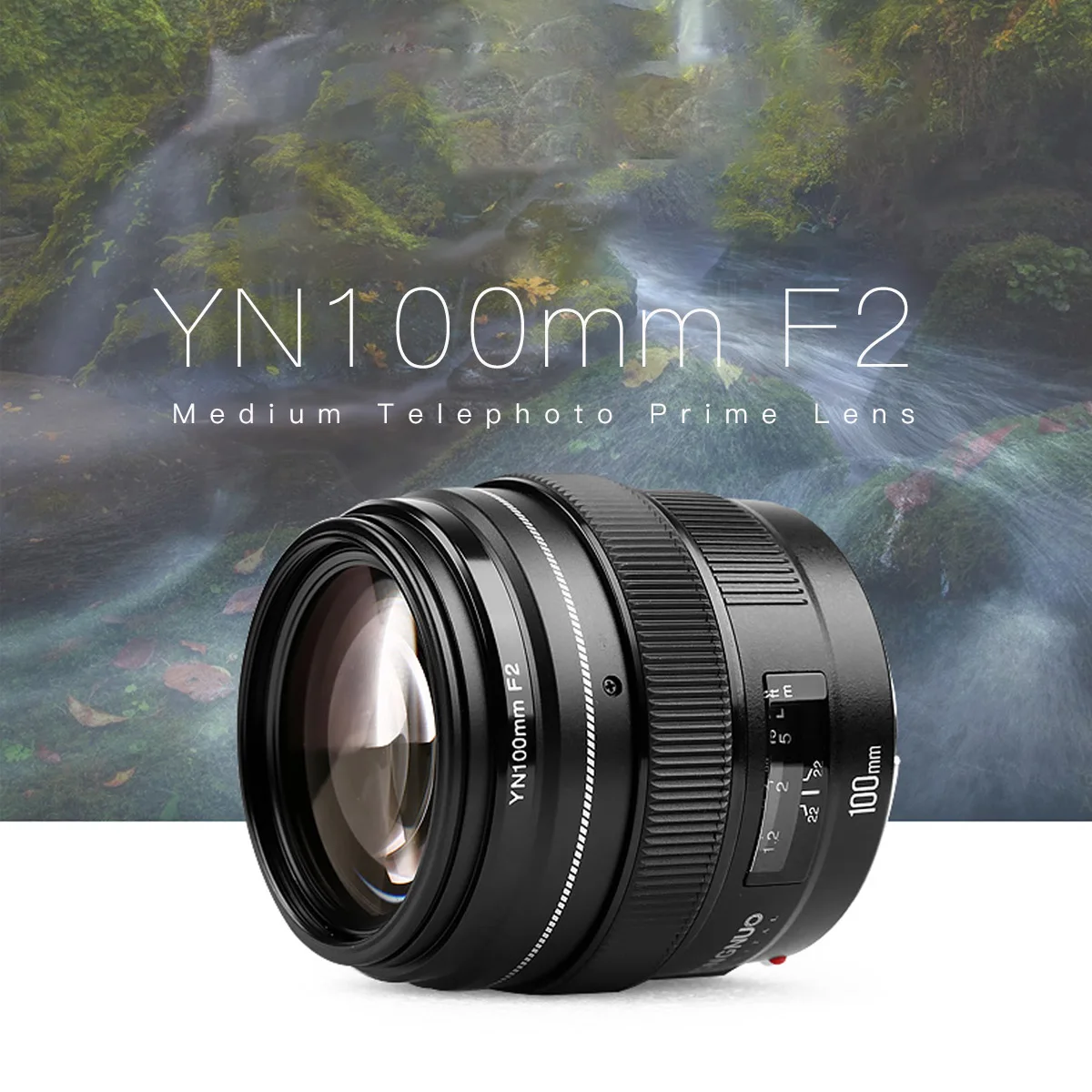YONGNUO Camera Lenses YONGNUO 100MM YN100mm F2 Large Aperture Medium Telephoto Prime Lens For Canon EF Mount
YONGNUO Camera Lenses YONGNUO 100MM YN100mm F2 Large Aperture Medium Telephoto Prime Lens For Canon EF Mount