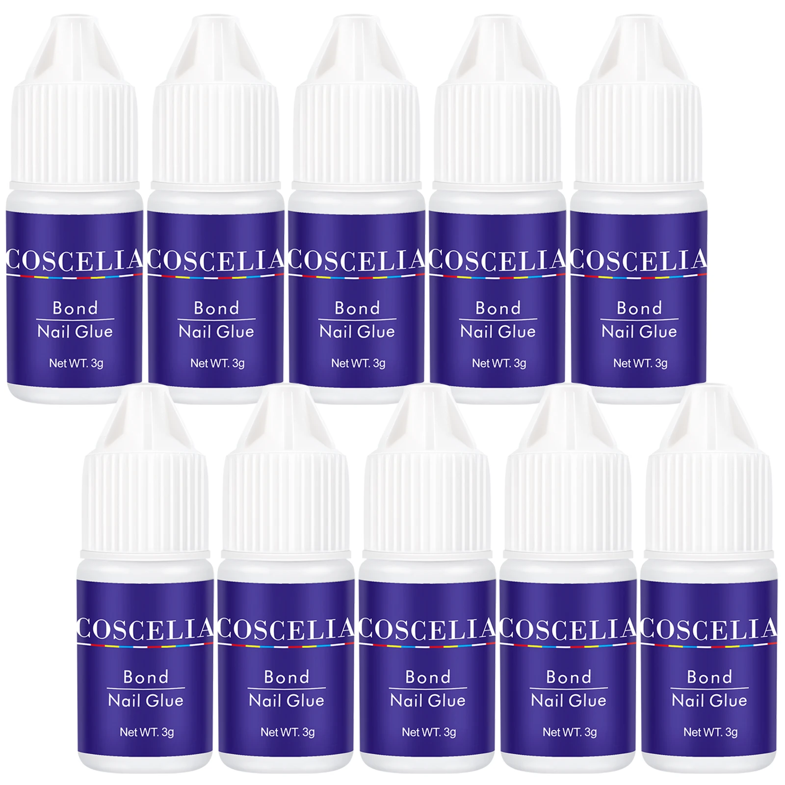 COSCELIA 10PC/Set Nail Glue Fast Drying Nail Art Tools For False Nails Tips Glitter UV Acrylic Rhinestones Nail Manicure Set
COSCELIA 10PC/Set Nail Glue Fast Drying Nail Art Tools For False Nails Tips Glitter UV Acrylic Rhinestones Nail Manicure Set