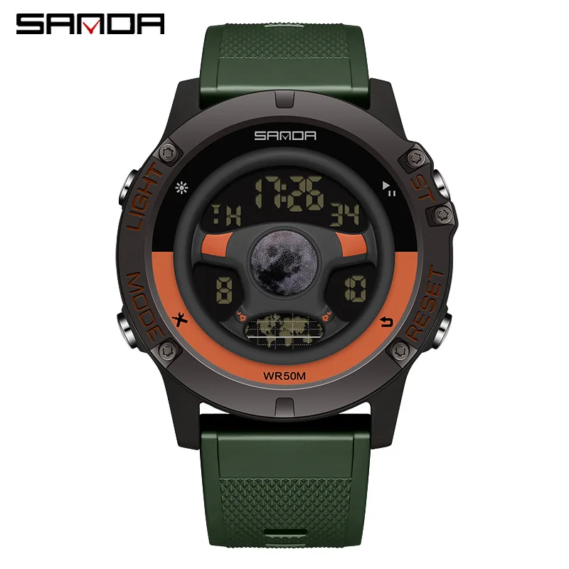 Sanda 9024 New Fashion Digital Movement Teenager Students Hand Clock Trendy Water Resistant Sports Mode Wrist Chronograph Watch
Sanda 9024 New Fashion Digital Movement Teenager Students Hand Clock Trendy Water Resistant Sports Mode Wrist Chronograph Watch