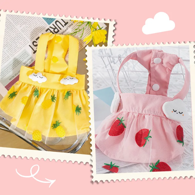 Embroidery Print for Dogs Dress Kawaii Cloud Pineapple Pet Dog Clothes Cat Small Thin Spring Summer Fashion Pet Products 2022
Embroidery Print for Dogs Dress Kawaii Cloud Pineapple Pet Dog Clothes Cat Small Thin Spring Summer Fashion Pet Products 2022